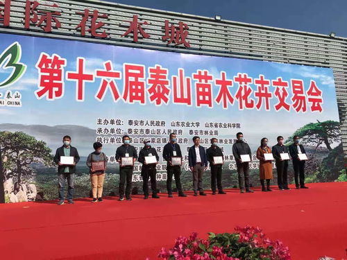 喜訊 抬頭園林榮獲泰安苗木交易會 產(chǎn)品金獎